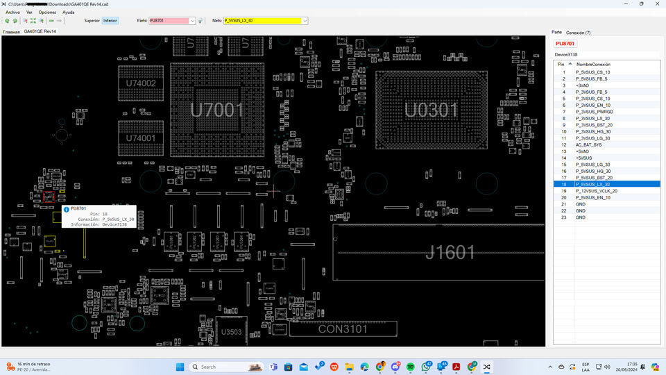 Boardview de Laptop Asus Zephyrus