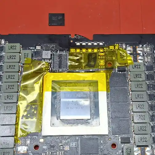 reparacion de tarjeta grafica cambio de VRAM